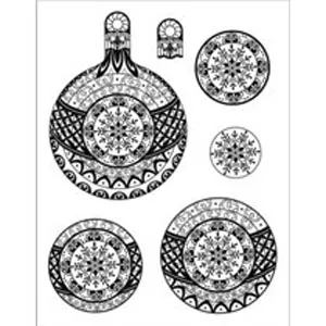 Набор штампов "Шарик со снежинкой" (Viva Decor)