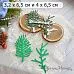 Нож "Хвойные ветки", 4х6,5 см (ScrapMania)