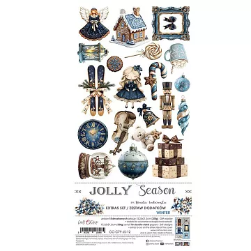 Набор бумаги 30х15 см "Jolly season. Winter", 18 листов (CraftO'clock)