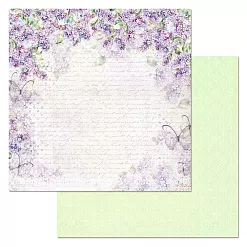 Бумага "Времена года: весна. Стихотворение" (ScrapMania)