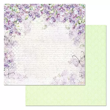 Бумага "Времена года: весна. Стихотворение" (ScrapMania)