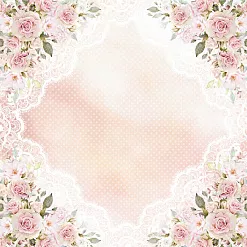 Бумага "Свадебный букет. Нежность" (ScrapMania) Бумага "Свадебный букет. Нежность" (ScrapMania)
