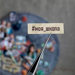 Набор тканевых высечек "Школьная жизнь", 33 шт (ScrapMania)