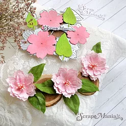 Нож "Цветок королевский", 4,5х5 см (ScrapMania) ЕСТЬ НЮАНС