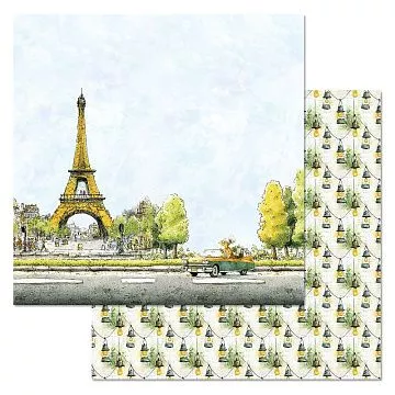 Бумага "СуперБабушка. Бонжур, мадам" (ScrapMania)