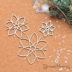 Шейкер "Фономикс. Новогодний. Снежинка 1 мини", 5х5 см (ScrapMania) Шейкер "Фономикс. Новогодний. Снежинка 1 мини", 5х5 см (ScrapMania)