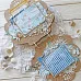 Заготовка для альбома 20х20 см "Ракушка" (CraftStory) Заготовка для альбома 20х20 см "Ракушка" (CraftStory)