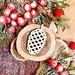 Чипборд "Кедровая шишка", 2,3х4,3 см (WoodHome) Чипборд "Кедровая шишка", 2,3х4,3 см (WoodHome)