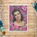 Тканевая карточка "Пионовый роман. Любовь в твоих глазах" (ScrapMania)