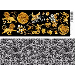 Лист с картинками 10х30 см "Элитный клуб. Детали" (ScrapMania)