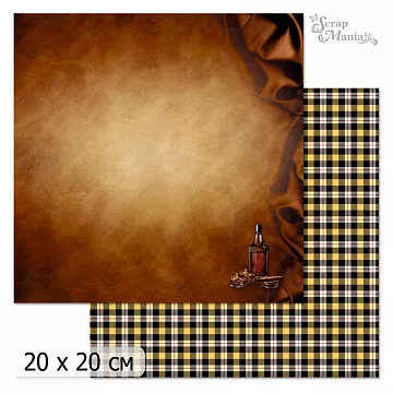 20х20 Бумага "Мужчина на миллион. Дизайн 6" (ScrapMania)
