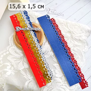 Нож "Русские сказки. Фигурный край. Славянский", 15,6х1,5 см (ScrapMania)