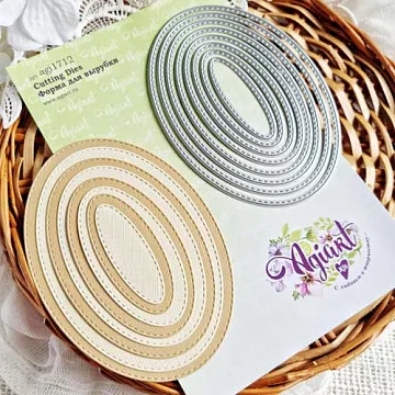 Нож "Овалы с прострочкой", 13,8х9,8 см (AgiArt)