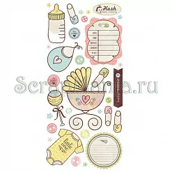 Набор наклеек "Малыши" (Basic Grey) Набор наклеек "Малыши" (Basic Grey)