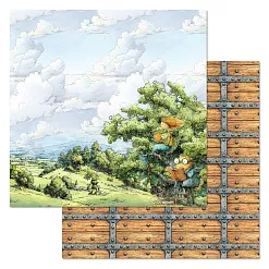 Бумага "Лукоморье. Жили-были" (ScrapMania) Бумага "Лукоморье. Жили-были" (ScrapMania)