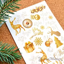 Набор наклеек А6 "Фономикс. Новогодний. День" (ScrapMania)