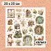 Калька 20х20 см "Сезон ромашек 19", плотность 110 гр/м2 (ScrapMania)