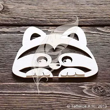 Заготовка для тиснения "Енот 2" (ArtLines)