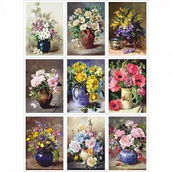 Скрап-карта А4 "Цветочная нежность" (ScrapMania)