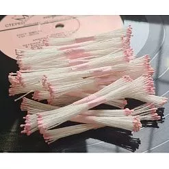 Тычинки "Мини. Розовые на белой нити", 25 шт (AgiArt) Тычинки "Мини. Розовые на белой нити", 25 шт (AgiArt)