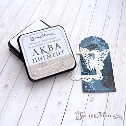 Штемпельная подушечка "Аква. Альпийский белый", 7,5х7,5 см (ScrapMania) Штемпельная подушечка "Аква. Альпийский белый", 7,5х7,5 см (ScrapMania)