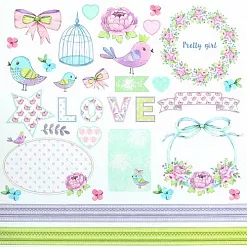 Бумага "Fancy spring. Карточки" (MonaDesign)