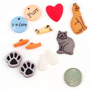 Набор пуговиц "Кис-Кис" (Buttons Galore)