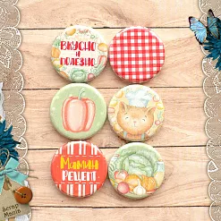 Набор фишек "Усатый поваренок. Вкусно и полезно" (ScrapMania)