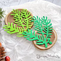 Нож "Ветка можжевельника с ягодами", 6,9х7,7 см (ScrapMania)