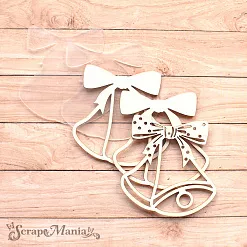 Шейкер "Волшебный снегопад. Колокольчик. Мини", 5,5х5,5 см (ScrapMania) Шейкер "Волшебный снегопад. Колокольчик. Мини", 5,5х5,5 см (ScrapMania)