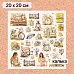 Калька 20х20 см "Сезон ромашек 21", плотность 110 гр/м2 (ScrapMania)