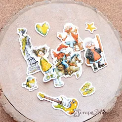 Набор высечек из бумаги "СуперБабушка", 48 шт (ScrapMania) Набор высечек из бумаги "СуперБабушка", 48 шт (ScrapMania)