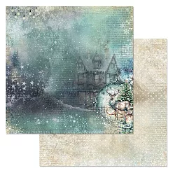 Бумага "Рождество у волшебников. Под покровом ночи" (ScrapMania)