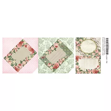 Лист с картинками 11х30 см "Конверты. Сад герцогини" (ScrapMania)