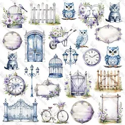 Бумага 30х30 см "Sunday Morning. Elements 11" (ScrapAndMe)