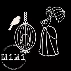 Набор украшений из чипборда "Ретро. Модерн" (MiMi Design)