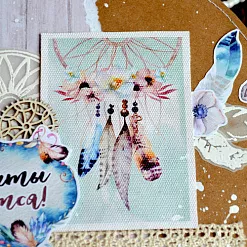 Тканевая карточка "Этника. Твоя вселенная. Ловец снов" (ScrapMania)