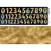 Лист с картинками 10х30 см "Фономикс. Новогодний. Цифры" (ScrapMania)