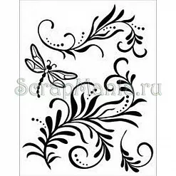 Набор штампов "Цветочный орнамент" (Viva Decor)