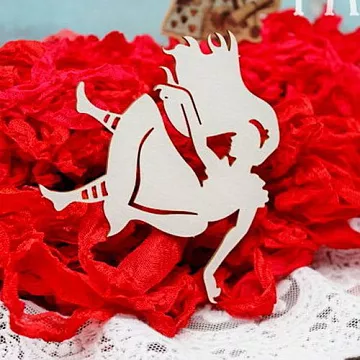 Украшение из чипборда "Алиса 3" (Fantasy)