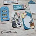 Набор цветного чипборда "Вечные странники" (ScrapMania)