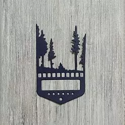 Нож "Лес", 4х7 см (ArtScrap)