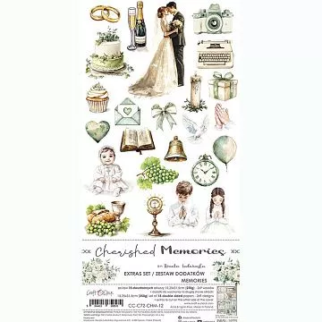 Набор бумаги 30х15 см "Cherished memories. Memories", 18 листов (CraftO'clock)