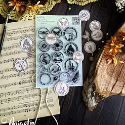 Штамп "Оттиски. Ботаника", 4,3х4,3 см (AgiArt) Штамп "Оттиски. Ботаника", 4,3х4,3 см (AgiArt)