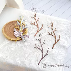 Нож "Ветка дерева", 3,6х8,3 см (ScrapMania)
