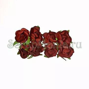 Набор розочек "Горький шоколад" (ScrapBerry's)
