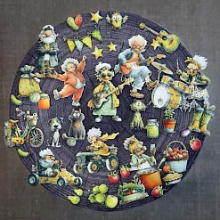 Набор тканевых высечек "СуперБабушка", 42 шт (ScrapMania) Набор тканевых высечек "СуперБабушка", 42 шт (ScrapMania)