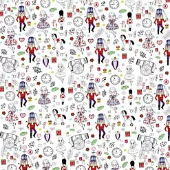 Набор бумаги 30х30 см "Щелкунчик", 11 листов (Polkadot) Набор бумаги 30х30 см "Щелкунчик", 11 листов (Polkadot)