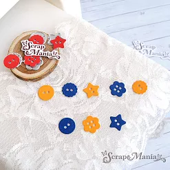 Нож "Пуговки. Звездочка", 1,6х1,6 см (ScrapMania)