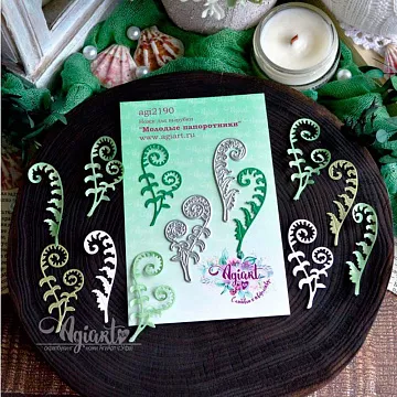 Нож "Молодые папоротники". 5,6х2 см (AgiArt)